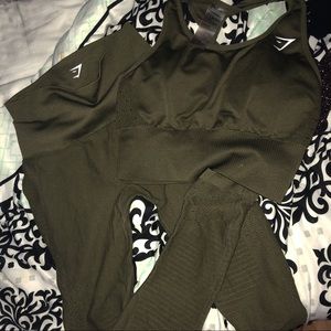 Gymshark khaki full set